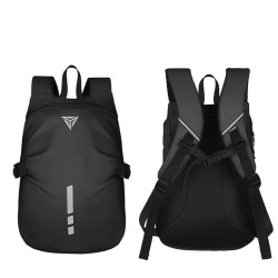 Ghiozdan Moto Impermeabil Motowolf, Capacitate Mare, Extensibil, Ideal pentru Depozitarea Căștii și Bagajelor, Negru