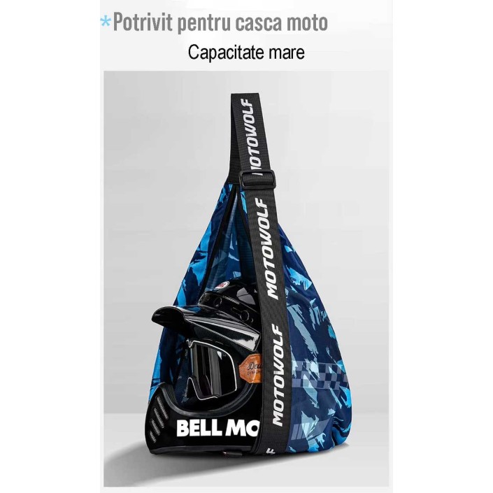 Ghiozdan moto Motowolf MB8 11L pentru cască Ghiozdan moto Motowolf MB8 11L pentru cască