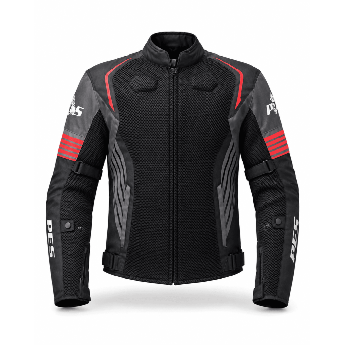 Geacă Moto de Vară PES Grand Air 2.0 AA cu Protecții CE Level 2 și Membrană Impermeabilă 3 în 1