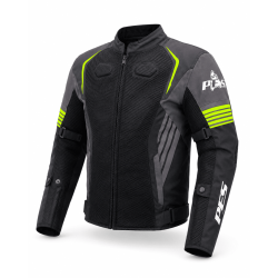 Geacă Moto de Vară PES Grand Air 2.0 cu Protecții CE Level 2 | Membrană Impermeabilă 3 în 1 | Certificare AA, Verde
