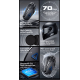 Sistem Comunicare Moto Motowolf BH1 Bluetooth 5.4, Difuzoare 40mm, Baterie 1100mAh, Noise Canceling ENC, Waterproof IP67 Sistem Comunicare Moto Motowolf BH1 Bluetooth 5.4, Difuzoare 40mm, Baterie 1100mAh, Noise Canceling ENC, Waterproof IP67