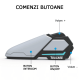 Sistem de comunicare moto Toucare T10, conexiune 4 rideri, Bluethoot 5.1, Universal intercom, Noise cancel, difuzoare 40 mm Sistem de comunicare moto Toucare T10, conexiune 4 rideri, Bluethoot 5.1, Universal intercom, Noise cancel, difuzoare 40 mm