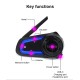 Intercom Moto Toucare V10 Bluetooth 5.1 – Universal cu 2 Chipseturi, 8 Rideri, Noise Canceling, Waterproof IP67, Music Sharing, Difuzoare 40mm