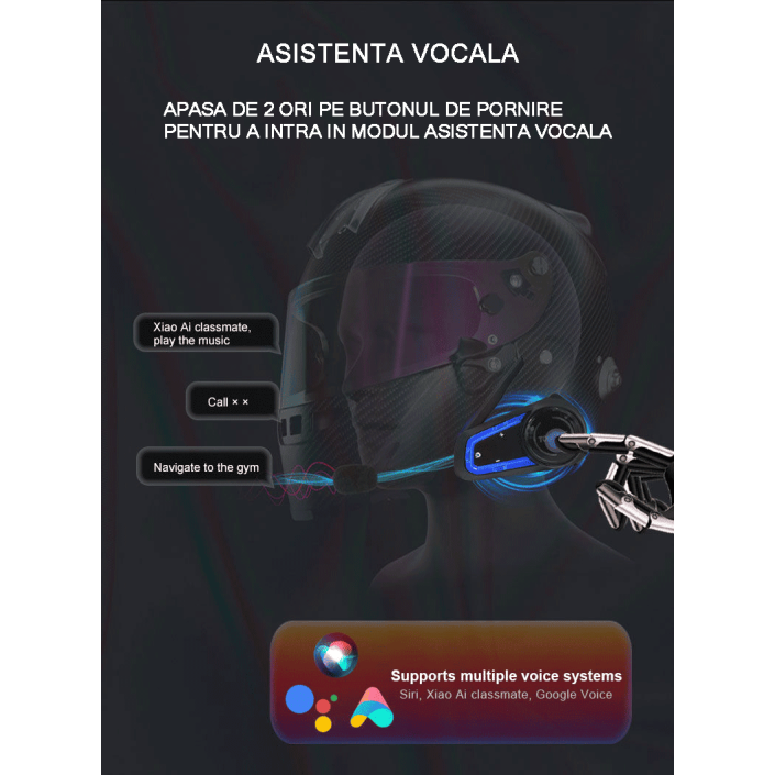 Intercom Moto Toucare V10 Bluetooth 5.1 – Universal cu 2 Chipseturi, 8 Rideri, Noise Canceling, Waterproof IP67, Music Sharing, Difuzoare 40mm Intercom Moto Toucare V10 Bluetooth 5.1 – Universal cu 2 Chipseturi, 8 Rideri, Noise Canceling, Waterproof IP67, Music Sharing, Difuzoare 40mm