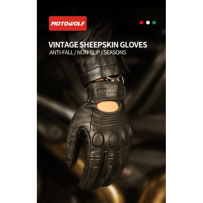 Manusi moto din piele cu touchscreen finger, respirabile, Motowolf, potrivite pentru vara, protectie carbon, Maro Manusi moto din piele cu touchscreen finger, respirabile, Motowolf, potrivite pentru vara, protectie carbon, Maro