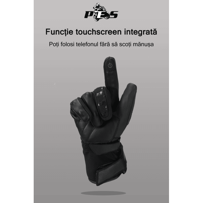 Mănuși Moto Damă din Piele PES Karma – Impermeabile, cu Protecții Carbon și Funcție Touchscreen Mănuși Moto Damă din Piele PES Karma – Impermeabile, cu Protecții Carbon și Funcție Touchscreen