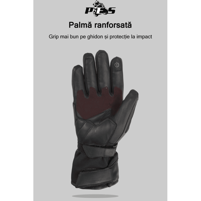 Mănuși Moto Damă din Piele PES Karma – Impermeabile, cu Protecții Carbon și Funcție Touchscreen Mănuși Moto Damă din Piele PES Karma – Impermeabile, cu Protecții Carbon și Funcție Touchscreen