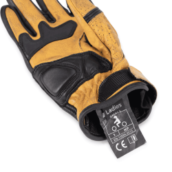 Mănuși Moto Damă din Piele Perforată PES Venue – Ventilate, Protecții TPU, Touchscreen, Certificare 1KP