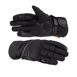 Mănuși Moto Piele/Ripstop F4 pentru Iarnă – Impermeabile, Protecții, Touchscreen, Certificare 1KP