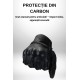 Mănuși Moto Piele TOUAE PES – Confort, Protecție și Versatilitate, Negru