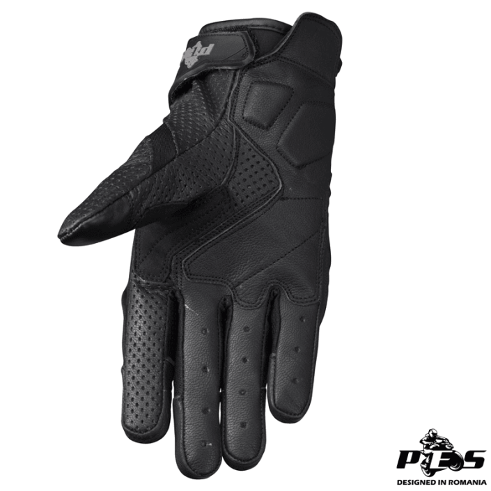 Mănuși Moto Piele Perforată PES – Protecție cu Carbon, Touchscreen, Ventilate, Negru Mănuși Moto Piele Perforată PES – Protecție cu Carbon, Touchscreen, Ventilate, Negru
