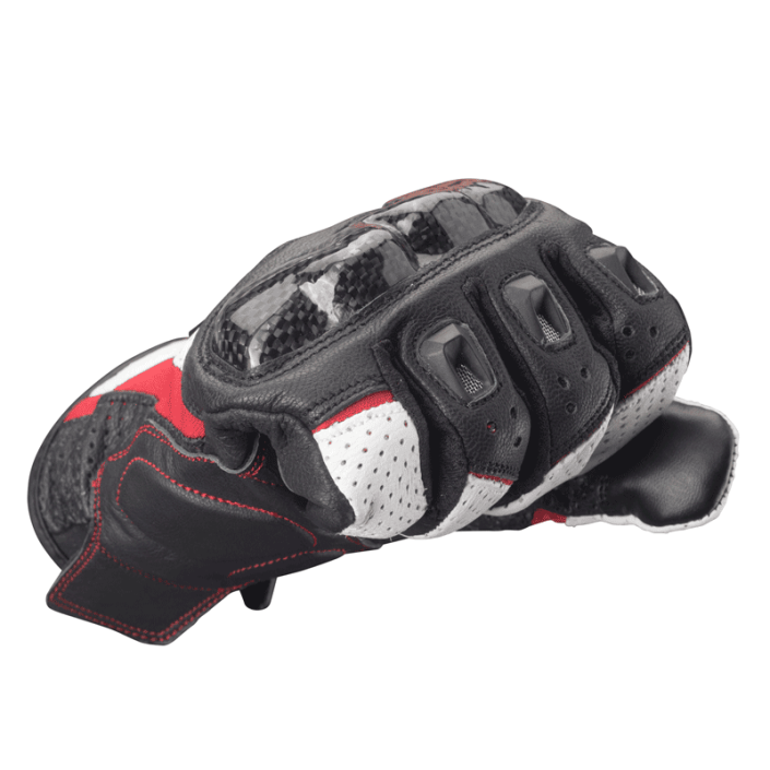 Mănuși Moto Piele Perforată PES – Protecție cu Carbon, Touchscreen, Ventilate, Alb Mănuși Moto Piele Perforată PES – Protecție cu Carbon, Touchscreen, Ventilate, Alb