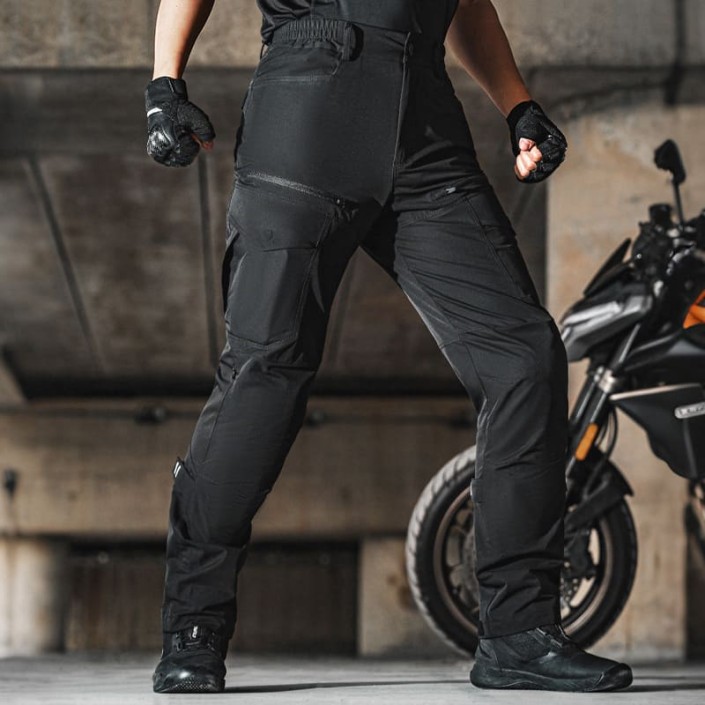 Pantaloni Moto Motowolf cu Protecții Level 1 și Material Elastic