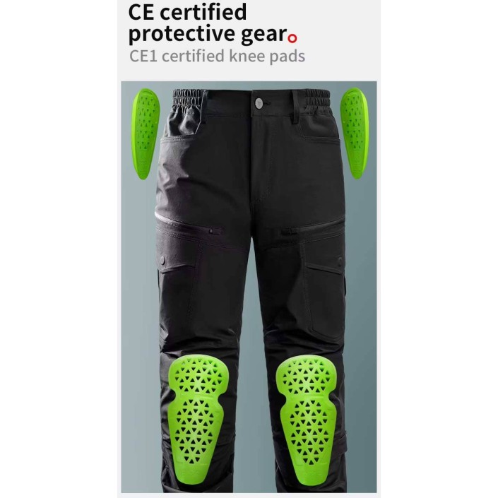 Pantaloni Moto Motowolf cu Protecții Level 1 și Material Elastic