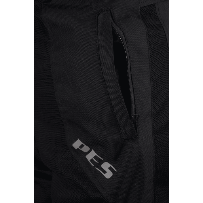 Pantaloni Moto PES de Vară cu Protecții Level 2 pentru Genunchi și Șolduri, Clasa AA, Negru Pantaloni Moto PES de Vară cu Protecții Level 2 pentru Genunchi și Șolduri, Clasa AA, Negru