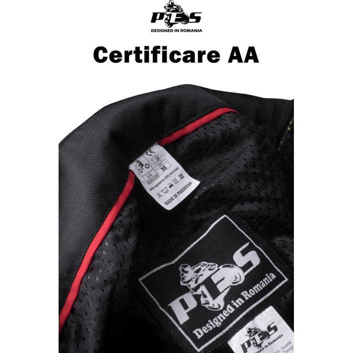 Pantaloni Moto PES de Vară cu Protecții Level 2 pentru Genunchi și Șolduri, Clasa AA, Negru Pantaloni Moto PES de Vară cu Protecții Level 2 pentru Genunchi și Șolduri, Clasa AA, Negru