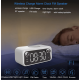 Radio cu ceas, Portabil, baterie 1200 mAh, statie incarcare wireless, LED, Bluetooth speaker, Alarma, lampa led, lumina noapte, 15W, Pes Holding