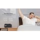 Radio FM portabil cu ceas si cu incarcare wireless pentru telefon, boxa Bluetooth, alarma si afisare a temperaturii, lampa de veghe, 1200mAh, Pes holding