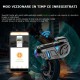 Sistem de comunicare moto intercom Ejeas K1, tehnologie Mesh 3.0, camera foto/video 2K,  noise cancel, 2100mAh