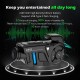 Sistem de comunicare moto intercom Ejeas K1, tehnologie Mesh 3.0, camera foto/video 2K,  noise cancel, 2100mAh