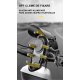 Suport telefon moto/atv/scuter cu sistem antivibratii, rotire 360 grade, pad antialunecare, silicon, Negru (cuprinde 2 tipuri de prindere) Suport telefon moto/atv/scuter cu sistem antivibratii, rotire 360 grade, pad antialunecare, silicon, Negru (cuprinde 2 tipuri de prindere)