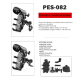 Suport telefon moto/atv/scuter cu sistem antivibratii, rotire 360 grade, pad antialunecare, silicon, Negru (cuprinde 2 tipuri de prindere) Suport telefon moto/atv/scuter cu sistem antivibratii, rotire 360 grade, pad antialunecare, silicon, Negru (cuprinde 2 tipuri de prindere)