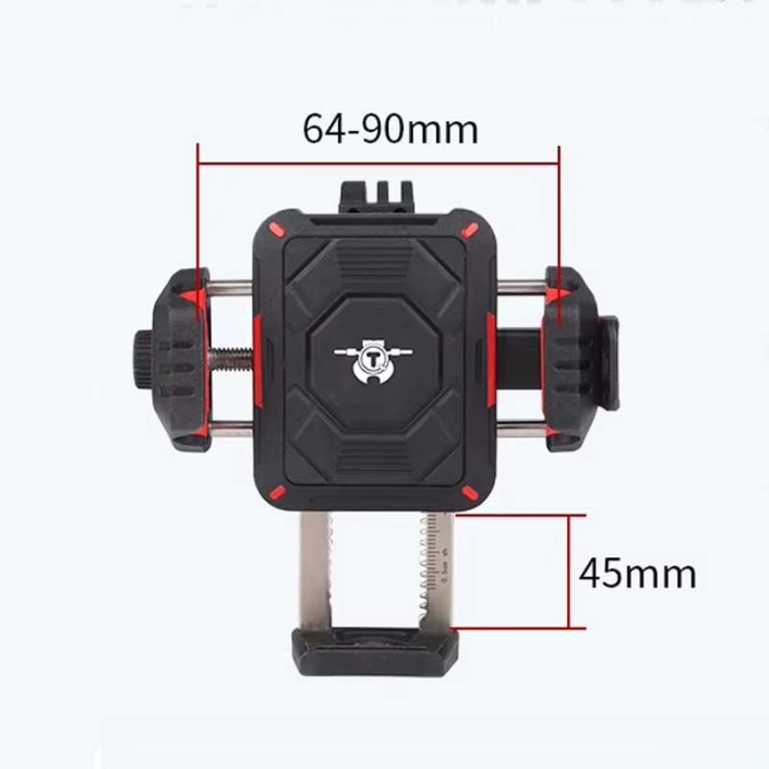 Suport Telefon Moto 2 Prinderi, Anti-Vibrații, Încărcare Wireless 15W si port Type-C