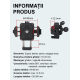 Suport telefon moto/ATV/scuter cu antivibrații și Quick Release Suport telefon moto/ATV/scuter cu antivibrații și Quick Release