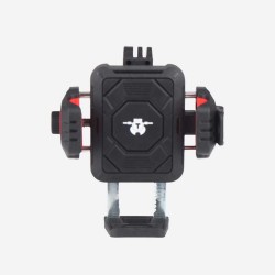 Suport telefon moto/ATV/scuter cu antivibrații, Quick Release, prindere ghidon/oglindă și suport GoPro