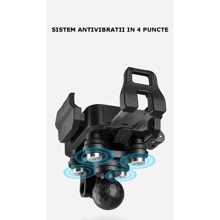 Suport Telefon Moto, atv, scuter Motowolf MH1 Aluminiu, Anti-Vibrații, prindere Ghidon Suport Telefon Moto, atv, scuter Motowolf MH1 Aluminiu, Anti-Vibrații, prindere Ghidon