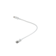 Cablu pentru incarcare si transfer de date, potrivit pentru Moto, combatibil IOS/Android, USB/USB Type-C, 3A, 25cm, Alb