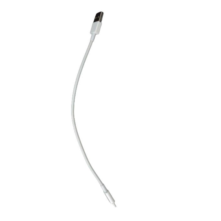 Cablu pentru incarcare si transfer de date, potrivit pentru Moto, combatibil IOS/Android, USB/USB Type-C, 3A, 25cm, Alb
