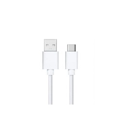 Cablu pentru incarcare si transfer de date, potrivit pentru Moto, combatibil IOS/Android, USB/USB Type-C, 3A, 25cm, Alb