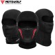 Cagula moto MOTOWOLF, rezistenta la vant si respirabila, material elastic soft, protectie soare, gauri ochelari, potrivit si pentru sporturi de iarna, Neagra