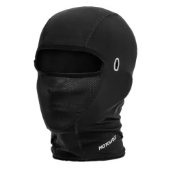 Cagula moto MOTOWOLF, rezistenta la vant si respirabila, material elastic soft, protectie soare, gauri ochelari, potrivit si pentru sporturi de iarna, Neagra