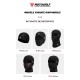 Cagula de protectie moto Motowolf, tip caciula, respirabila, dimensiune universala, Neagra