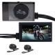 Set DVR Moto cu Camere Față/Spate și Ecran LCD 3.0" - 1080P HD, Viziune Nocturnă și Senzor G Set DVR Moto cu Camere Față/Spate și Ecran LCD 3.0" - 1080P HD, Viziune Nocturnă și Senzor G