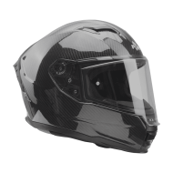 Cască Moto Full Carbon PES RO1 - Certificări ECE 22.06 & DOT, Vizieră Fotocromatică + Vizieră Normală, Ventilație Avansată