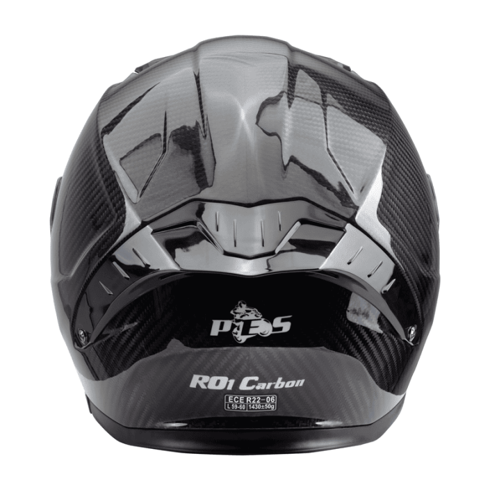 Cască Moto Full Carbon PES RO1 - Certificări ECE 22.06 & DOT, Vizieră Fotocromatică + Vizieră Normală, Ventilație Avansată