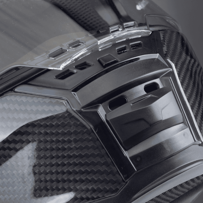 Cască Moto Full Carbon PES RO1 - Certificări ECE 22.06 & DOT, Vizieră Fotocromatică + Vizieră Normală, Ventilație Avansată