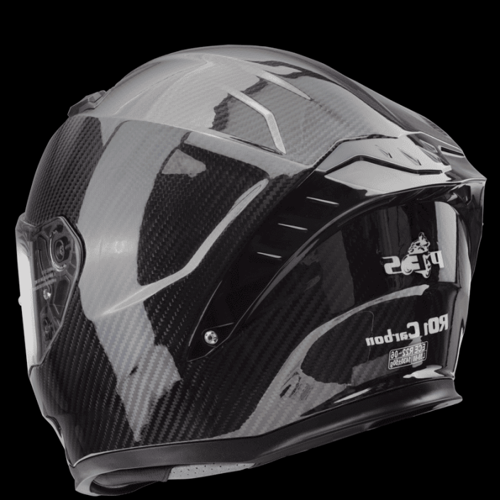 Cască Moto Full Carbon PES RO1 - Certificări ECE 22.06 & DOT, Vizieră Fotocromatică + Vizieră Normală, Ventilație Avansată