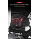 Centura de protectie Motowolf pentru motociclisti cu perna elastica si sistem de fixare reglabil, ideala pentru plimbarile pe motocicleta, Rosu