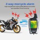 Alarma motocicleta, scuter, atv, functie pornire motor, senzor perimetru, senzor soc, actionare de la 5000 m, pager, 2 telecomenzi cu display Alarma motocicleta, scuter, atv, functie pornire motor, senzor perimetru, senzor soc, actionare de la 5000 m, pager, 2 telecomenzi cu display