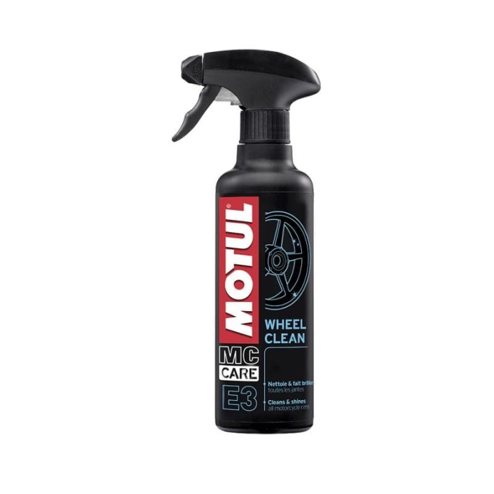 MOTUL - E3 WHEEL CLEAN - 400ml - Soluție Curățare Jante pentru Motocicletă fără Efort și Fără Urme
