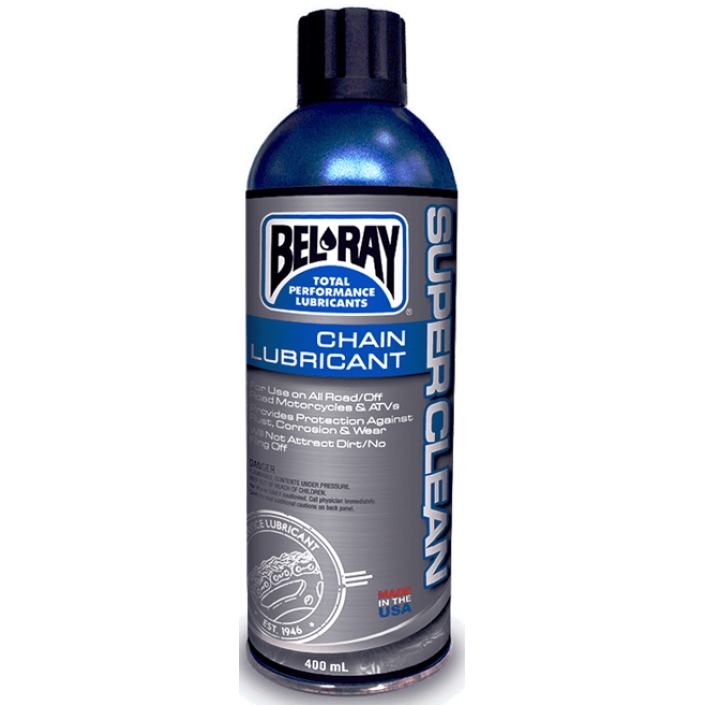 Spray de lubrifiat lantul moto Bel-Ray SUPERCLEAN CHAIN LUBRICANT (spray 400ml) Spray de lubrifiat lantul moto Bel-Ray SUPERCLEAN CHAIN LUBRICANT (spray 400ml)