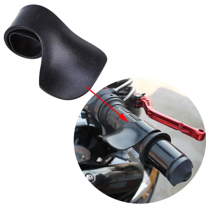 Suport manson acceleratie, cruise control moto, adaptor acceleratie moto/scuter, Negru, Pes holding
