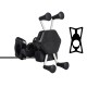 Suport telefon moto,atv,auto, priza USB de 2.1 A (include 2 tipuri de prindere) Suport telefon moto,atv,auto, priza USB de 2.1 A (include 2 tipuri de prindere)