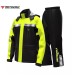 Geaca si pantaloni moto/atv impermeabili Motowolf, haina de ploaie cu lumina de avertizare, 210T densitate, protectie vant, 2 culori