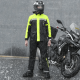 Geaca si pantaloni moto/atv impermeabili Motowolf, haina de ploaie cu lumina de avertizare, 210T densitate, protectie vant, 2 culori