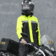 Geaca si pantaloni moto/atv impermeabili Motowolf, haina de ploaie cu lumina de avertizare, 210T densitate, protectie vant, 2 culori